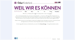 Desktop Screenshot of oskar-kinderland.com